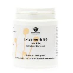 De Groene Os L-lysine & B6 Hond & Kat 100gr