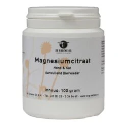 De Groene Os Magnesiumcitraat Hond & Kat 100gr