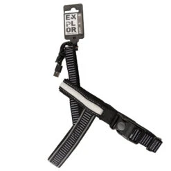 Duvo+ City Paris Harnas Led Nylon Zwart